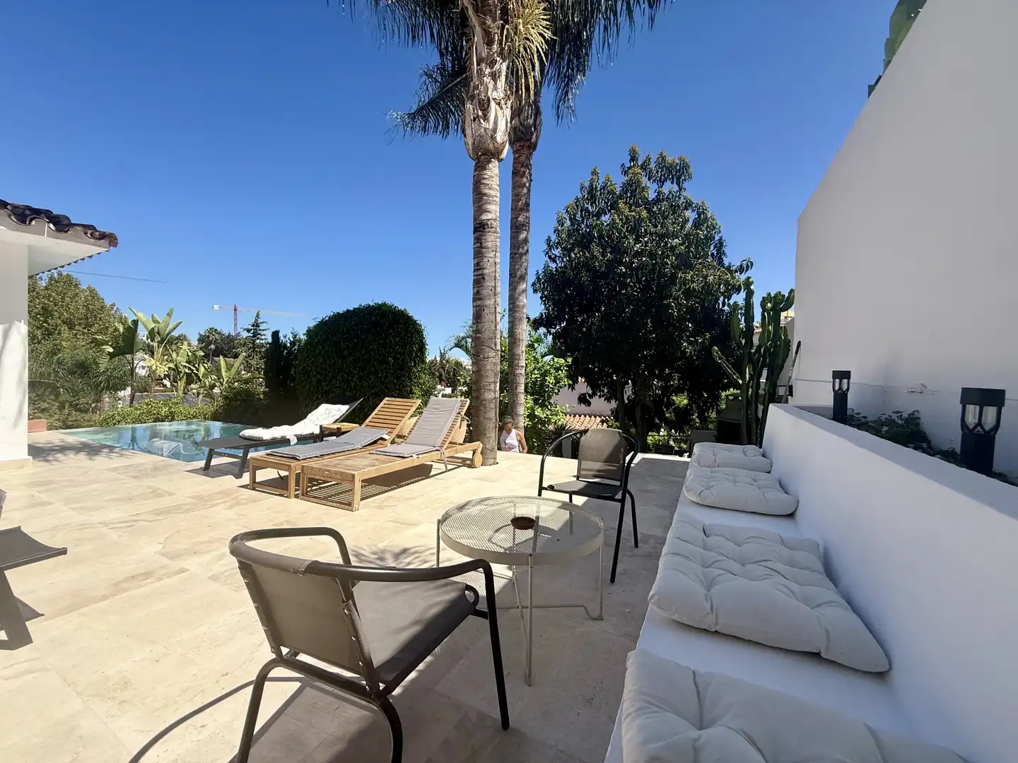 Terraza de Casa o chalet en venta en Marbella con Aire acondicionado, Jardín privado y Terraza