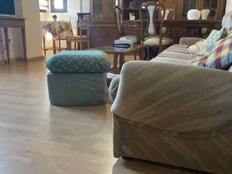 Living room of Flat for rent in Valdevimbre  with Parquet flooring and Furnished
