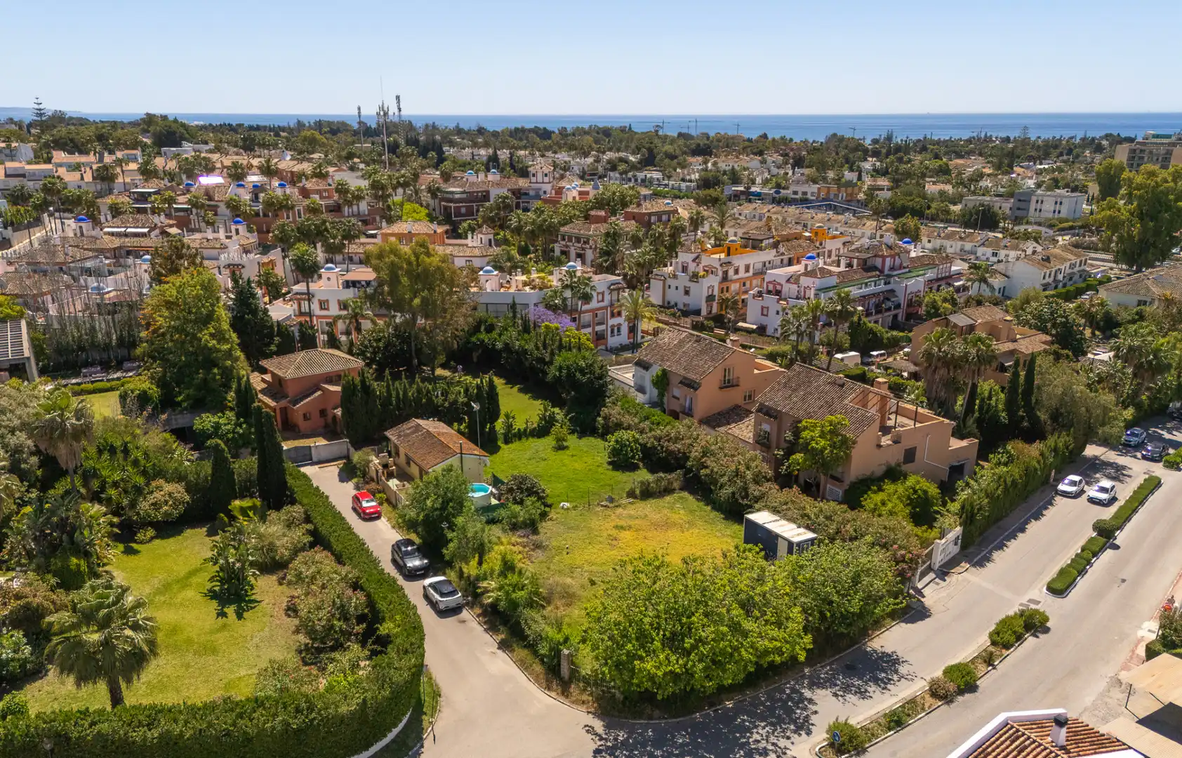 Vista exterior de Residencial en venda en Estepona
