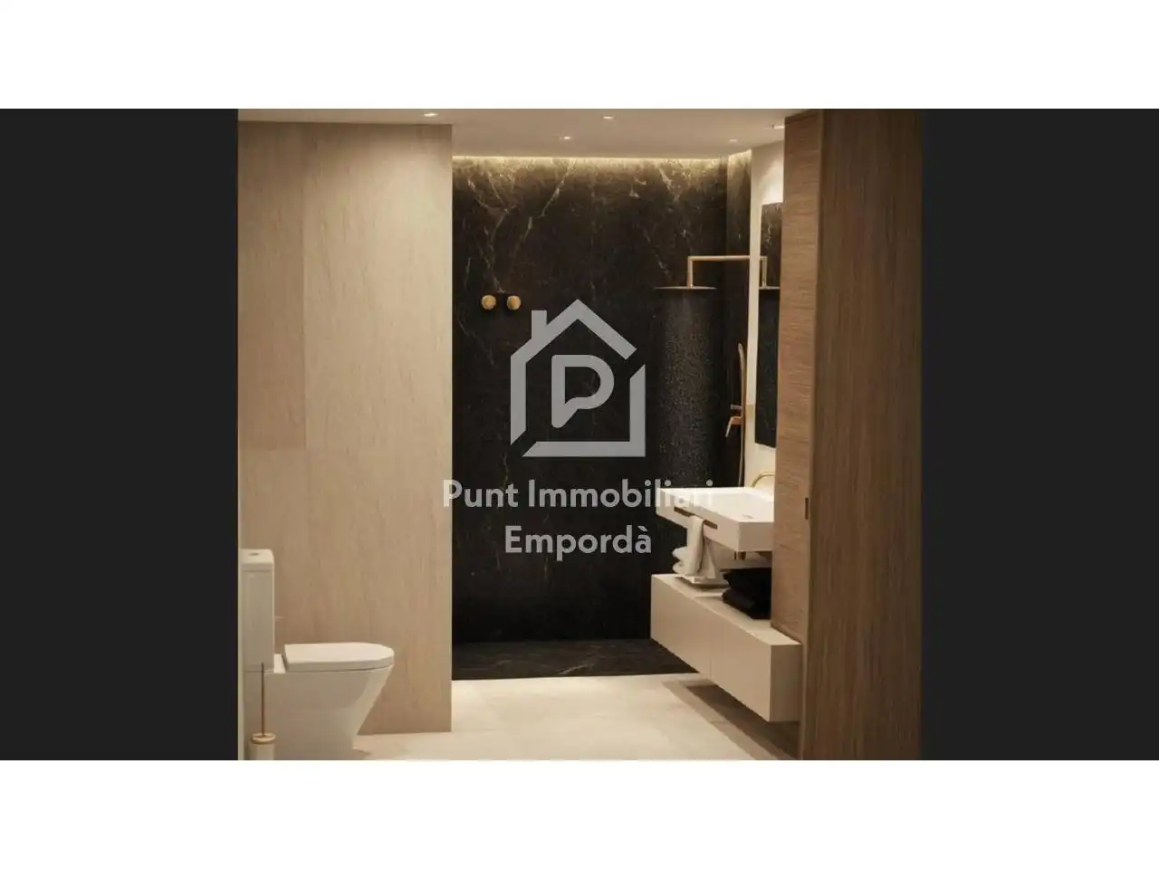 Baño de Casa o chalet en venta en Cantallops con Aire acondicionado, Calefacción y Jardín privado