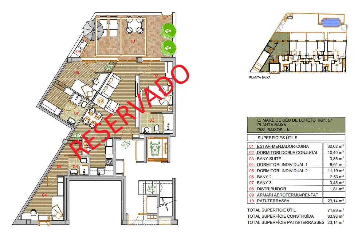 Planta baja en venta en Carrer Mare de Déu de Loreto, 57, Pallejà