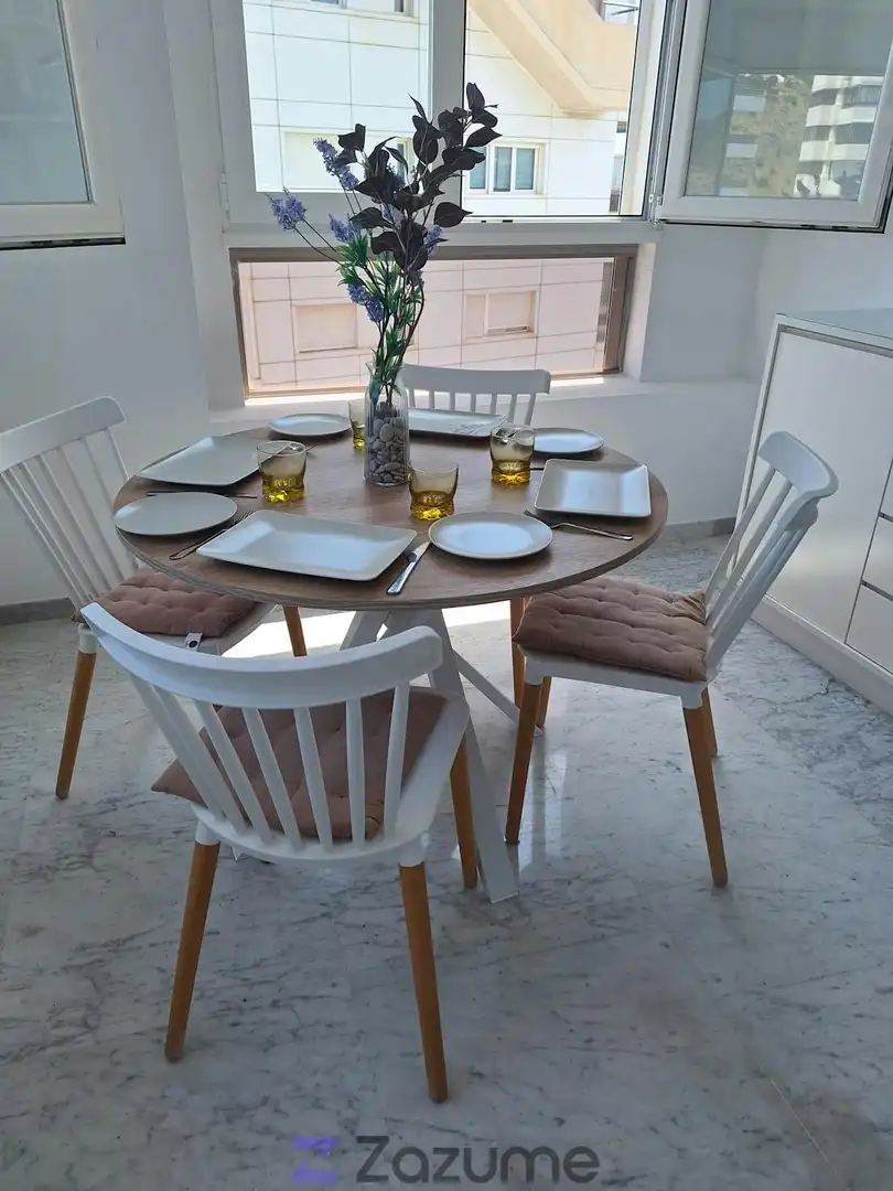 Esszimmer von Wohnung zur Miete in Benidorm mit Klimaanlage, Terrasse und Schwimmbad