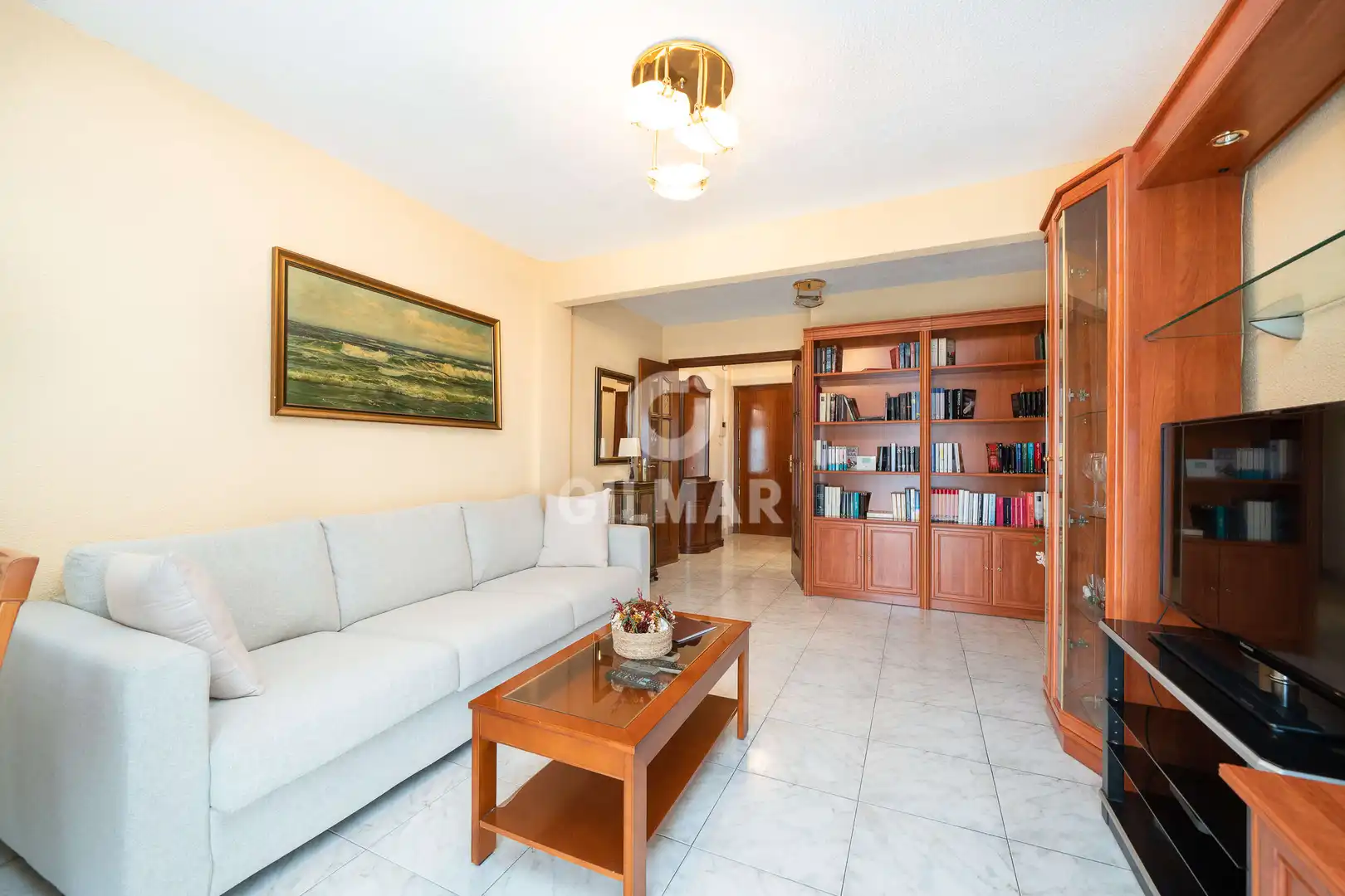 Sala de estar de Piso en venta en Madrid con Calefacción y Balcón