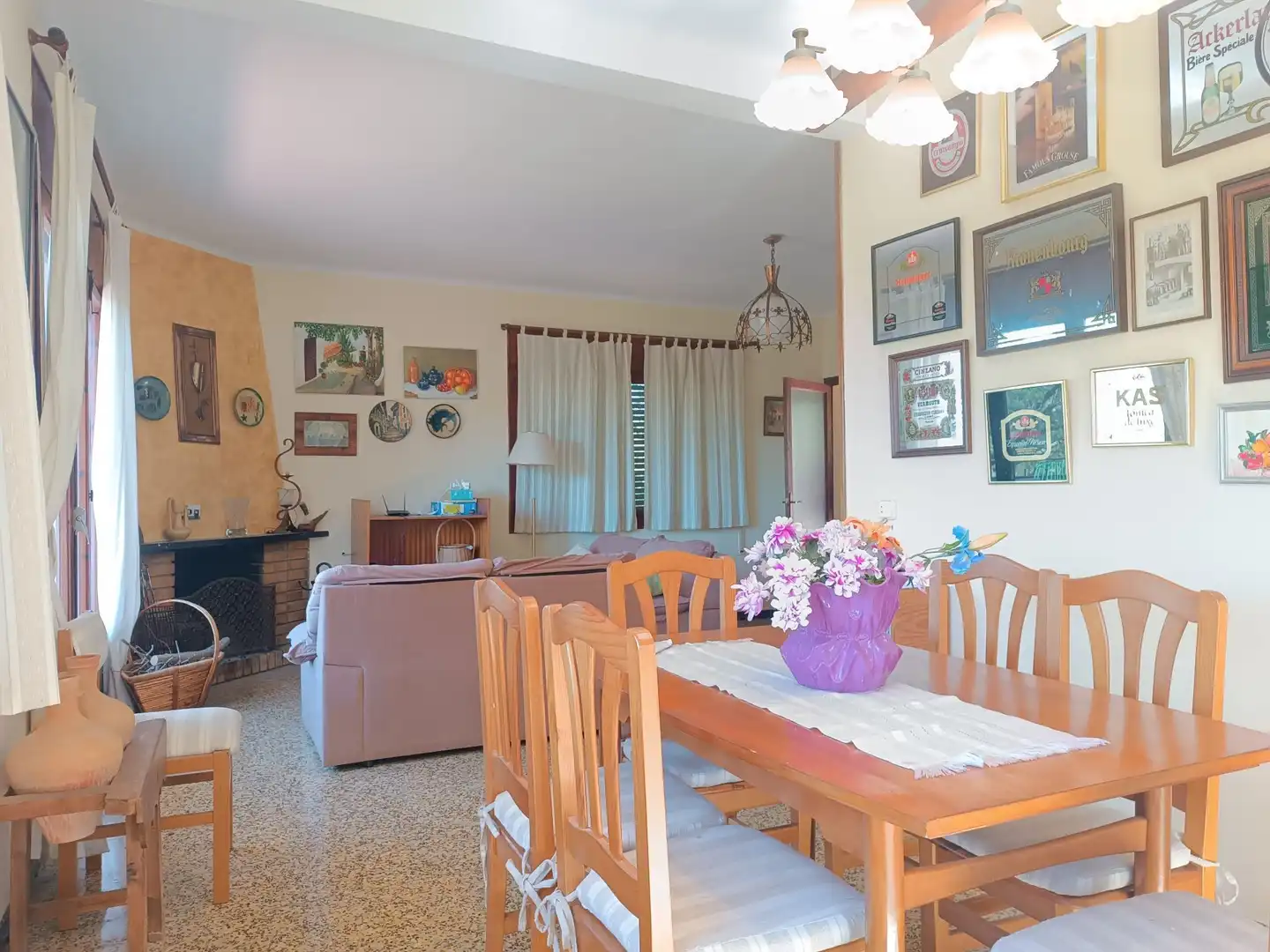 Dining room of Houses for sale in Piera  with Heating, Private garden and Terrace