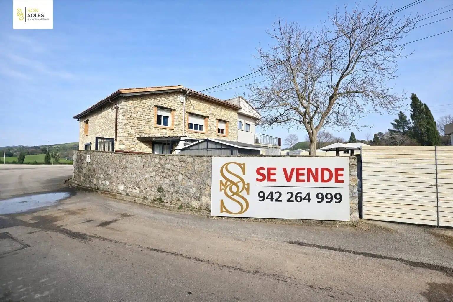 Außenansicht von Haus oder Chalet zum Verkauf in Marina de Cudeyo mit Heizung, Privatgarten und Abstellraum