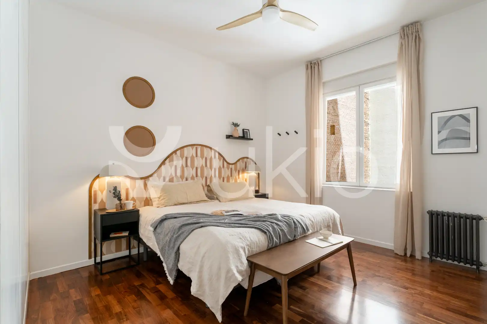 Bedroom of Apartments for rent in Madrid  with Air Conditioner, Heating and Furnished