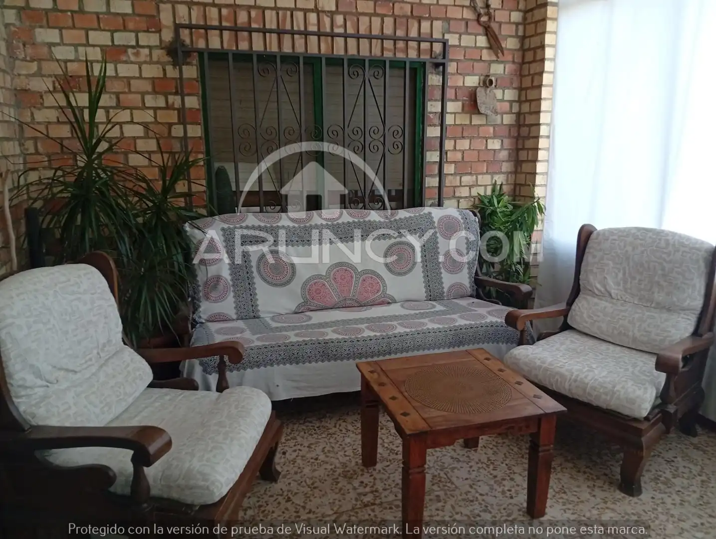 Sala d'estar de Finca rústica en venda en Alcalá de Guadaira amb Aire condicionat, Jardí privat i Terrassa