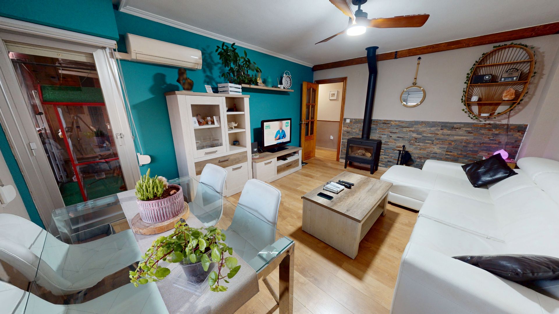 Sala de estar de Piso en venta en Mutxamel con Aire acondicionado y Balcón