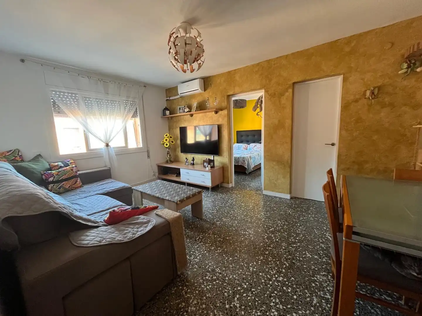 Sala de estar de Piso en venta en Badalona