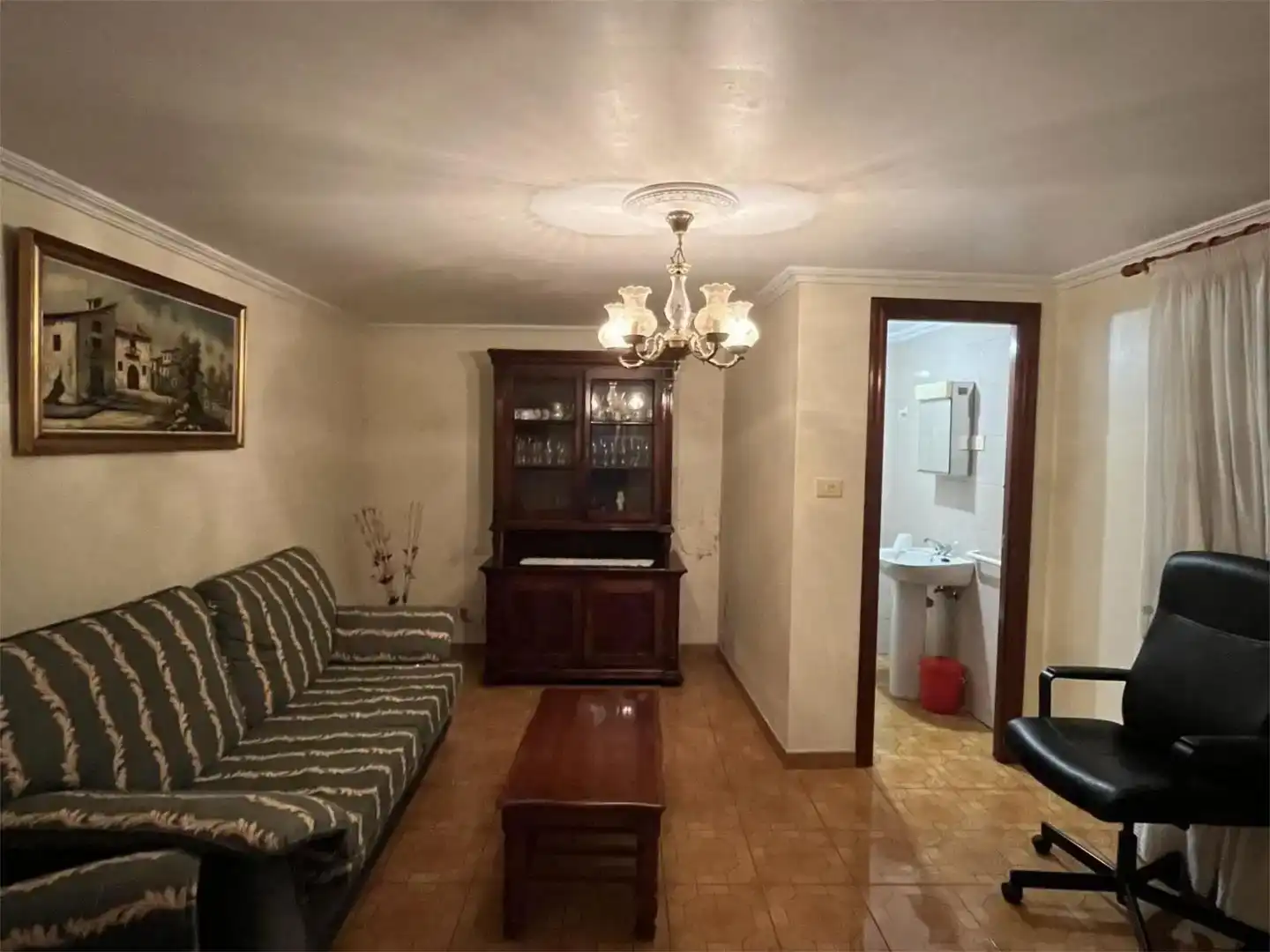 Sala d'estar de Casa adosada en venda en Cedeira
