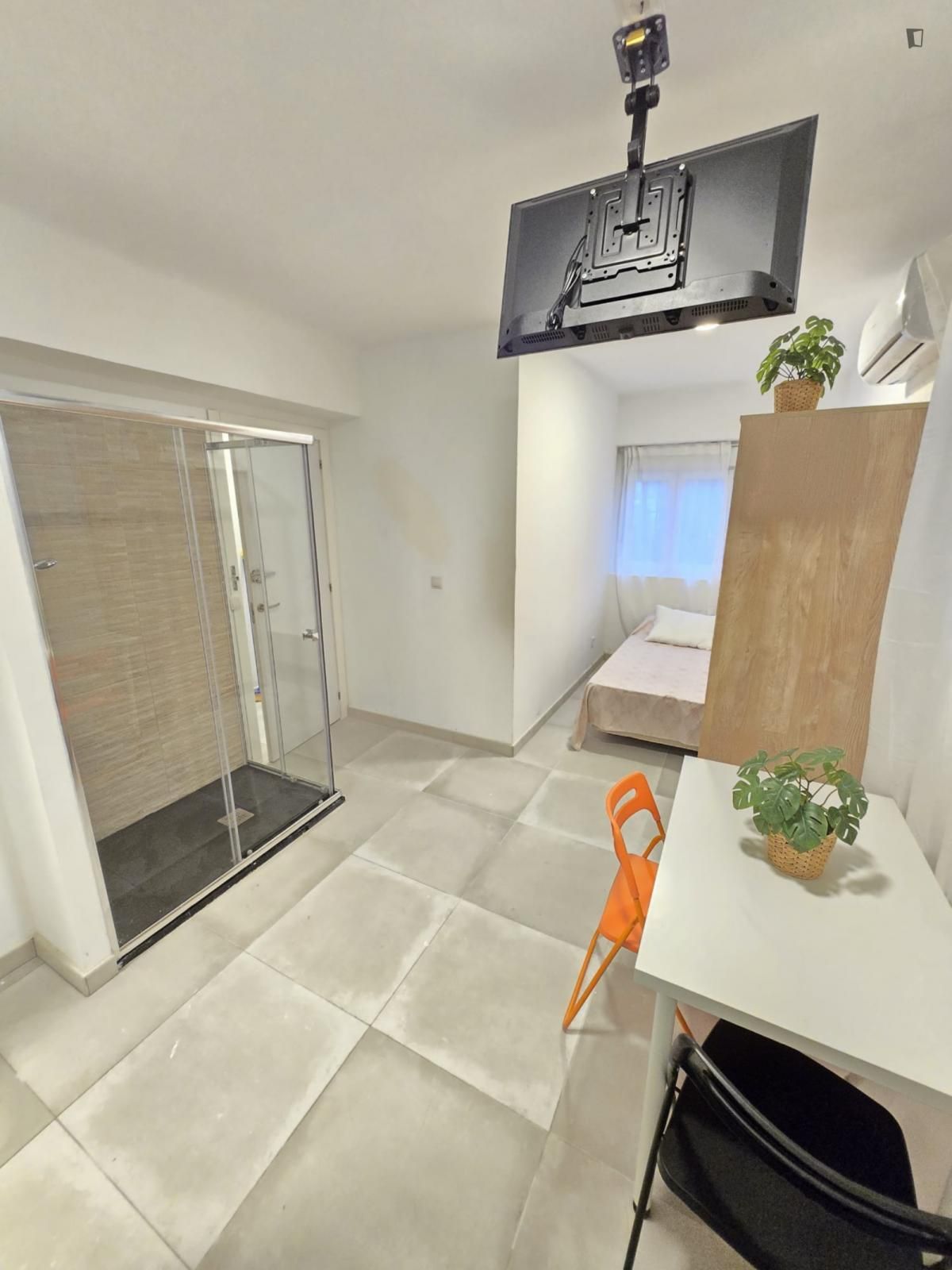 Bedroom of Study to rent in  Madrid Capital  with Furnished and Internet