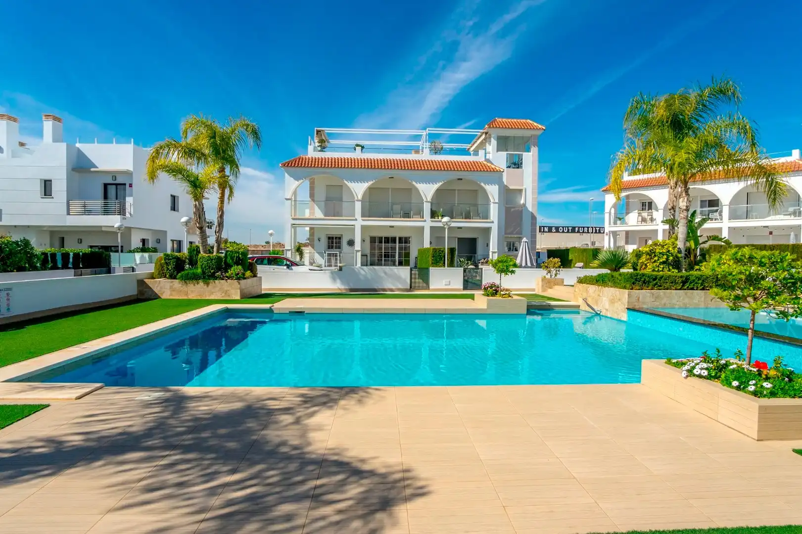 Swimming pool of Flat for sale in Ciudad Quesada