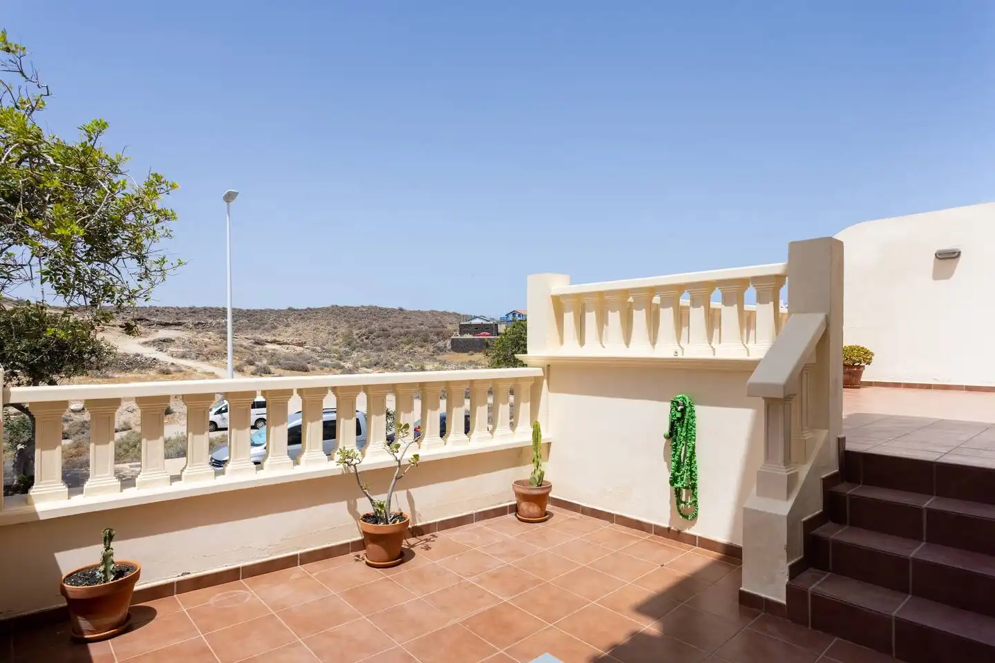 Terraza de Piso de alquiler en Granadilla de Abona con Terraza, Piscina y Amueblado