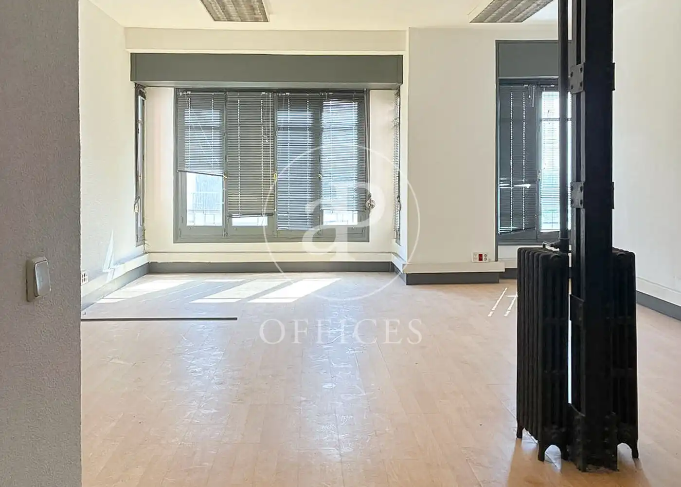 Büro zur Miete in Madrid mit Klimaanlage und Heizung