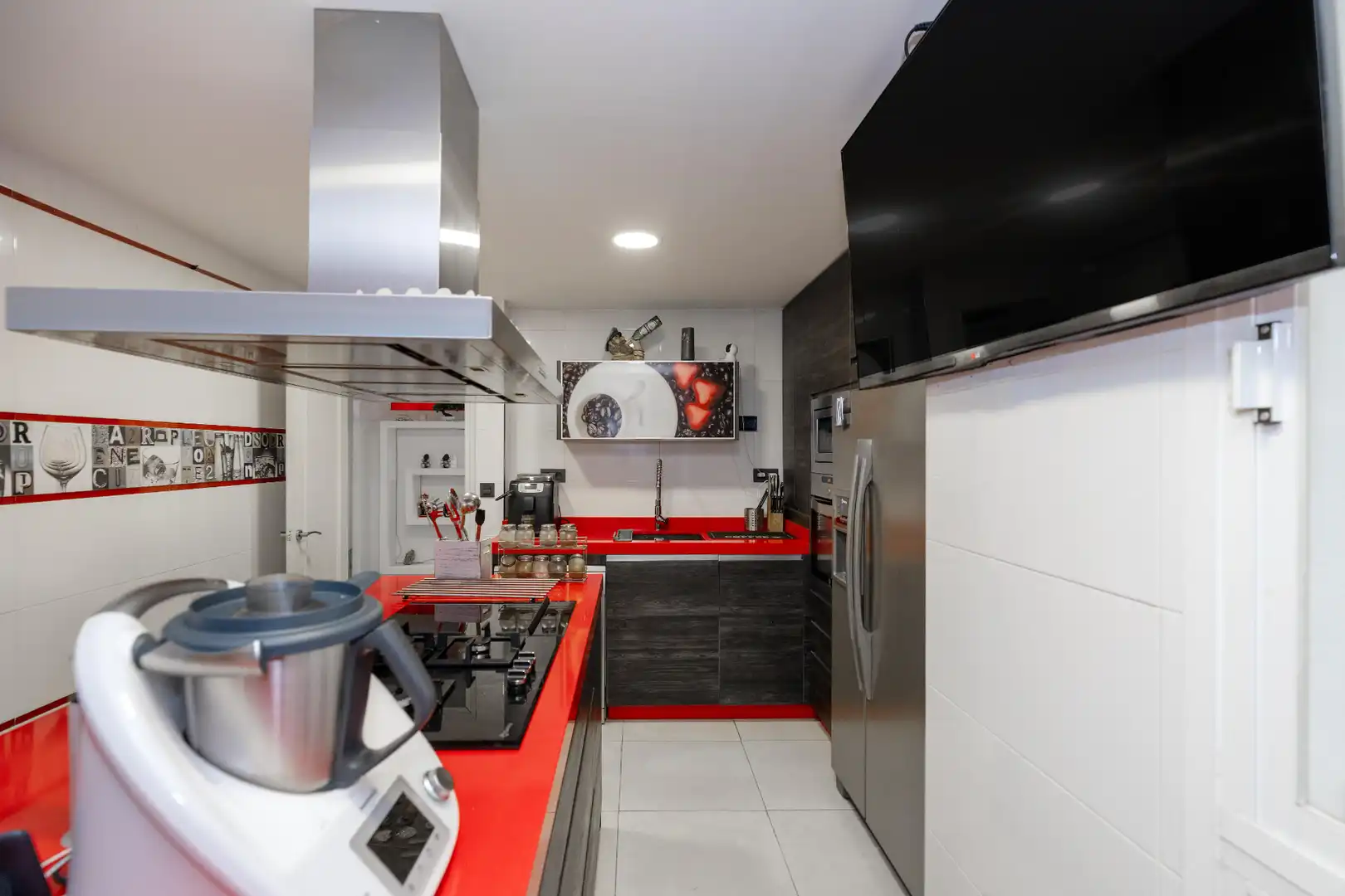 Kitchen of Flat for sale in Málaga  with Air Conditioner, Furnished and Balcony