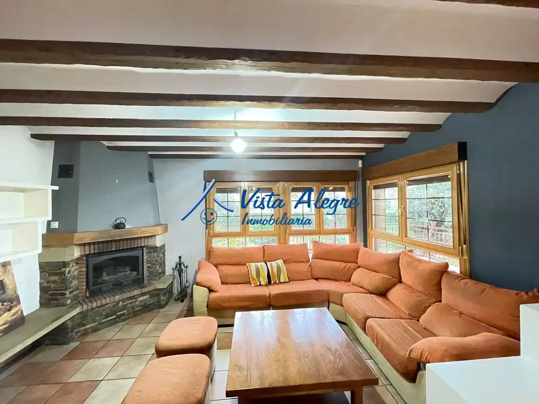 Sala de estar de Casa o chalet en venta en San Vicente de la Sonsierra con Calefacción, Jardín privado y Terraza