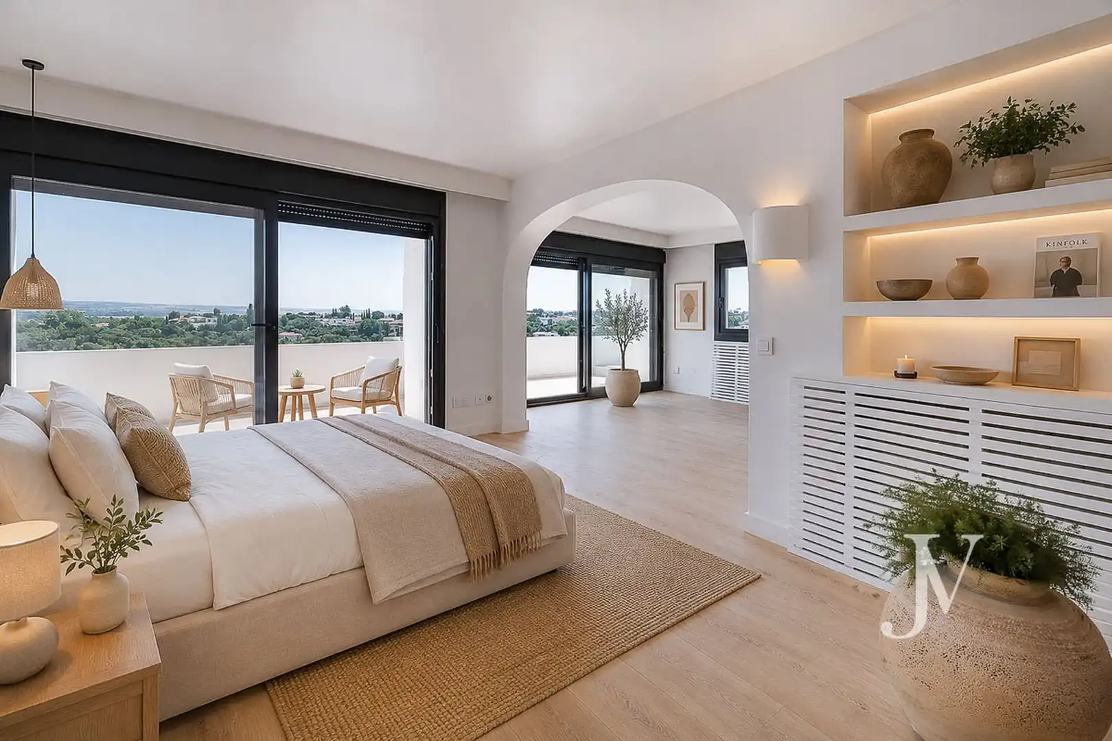 Bedroom of Houses for sale in Ciudalcampo  with Air Conditioner, Heating and Private garden