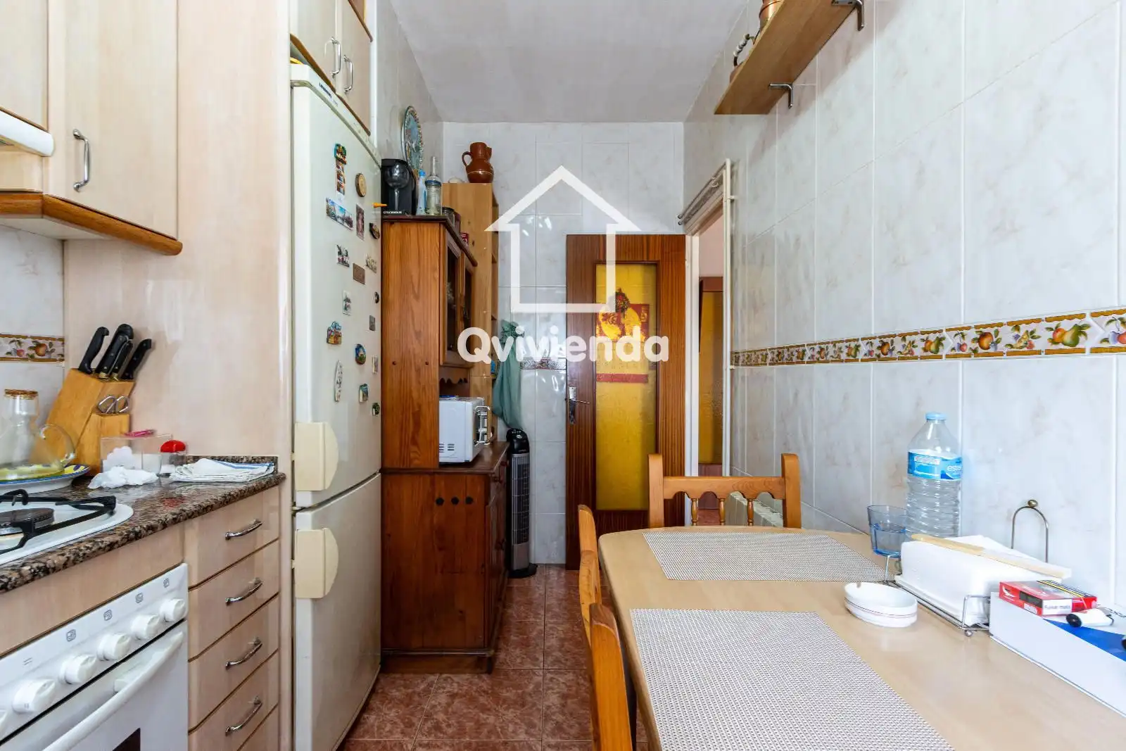 Kitchen of Flat for sale in Sabadell  with Air Conditioner, Heating and Terrace