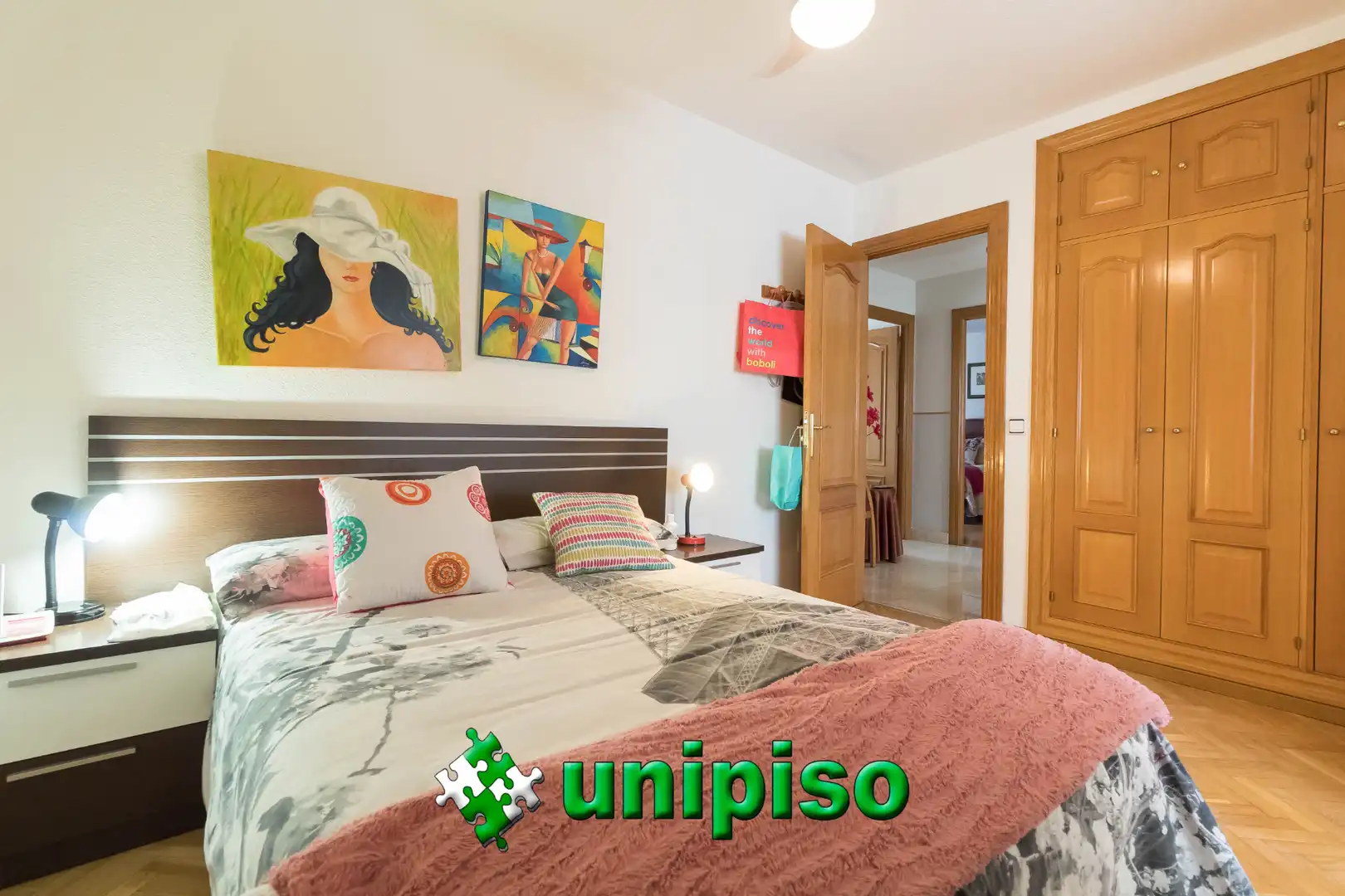 Schlafzimmer von Maisonette zum Verkauf in Leganés mit Klimaanlage, Heizung und Parkett