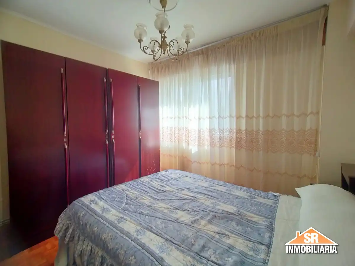 Bedroom of Flat for rent in A Coruña Capital   with Heating, Parquet flooring and Furnished