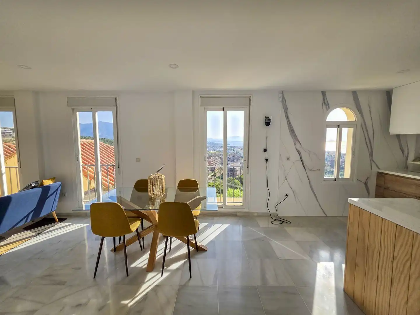 Dining room of Attic for sale in Manilva  with Air Conditioner, Terrace and Furnished