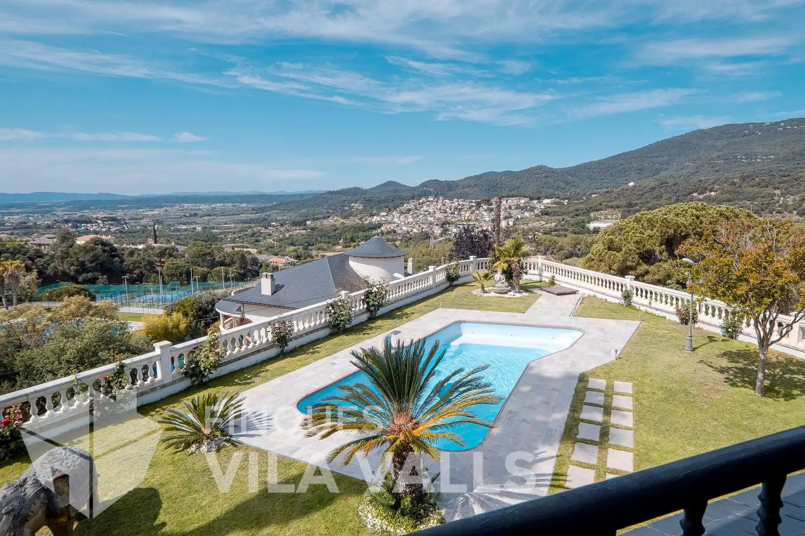 Vista exterior de Casa o chalet en venta en Caldes de Montbui con Aire acondicionado, Jardín privado y Terraza