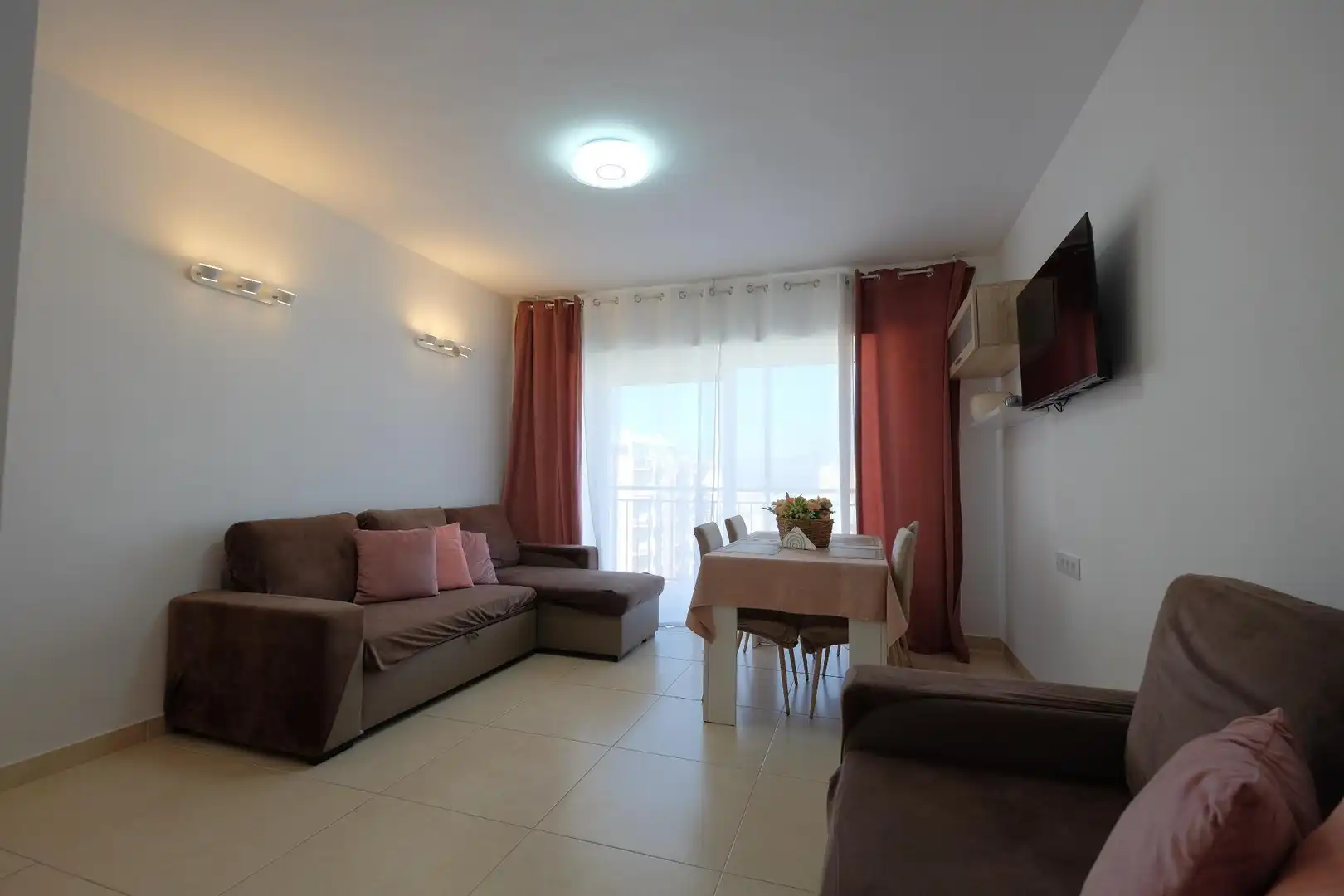 Sala de estar de Apartamento en venta en Calpe / Calp con Terraza y Amueblado