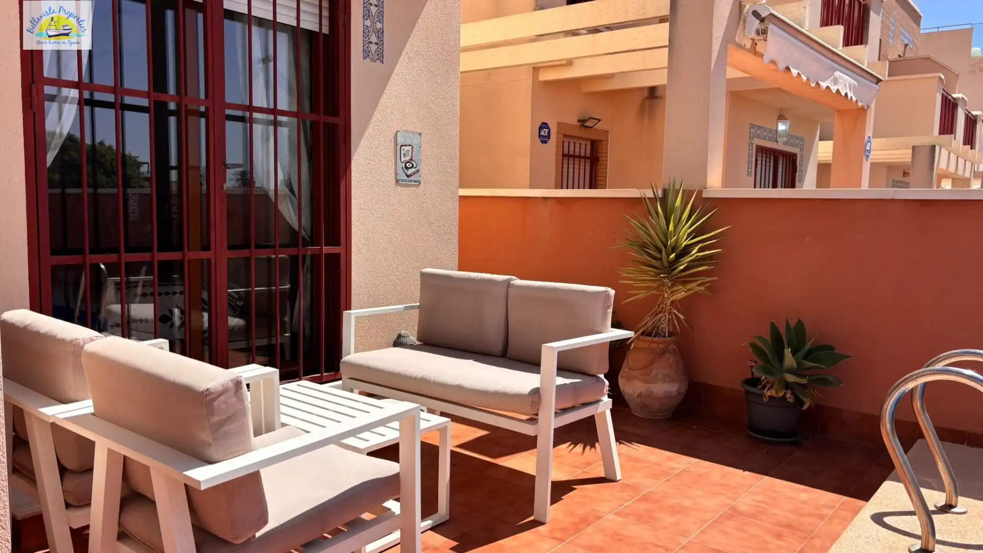 Terrassa de Casa o xalet en venda en Mazarrón amb Aire condicionat, Calefacció i Terrassa