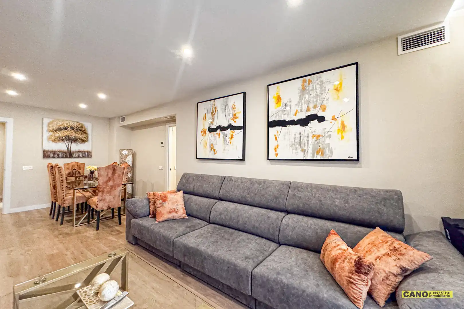 Living room of Flat for sale in Roquetas de Mar  with Air Conditioner, Heating and Terrace