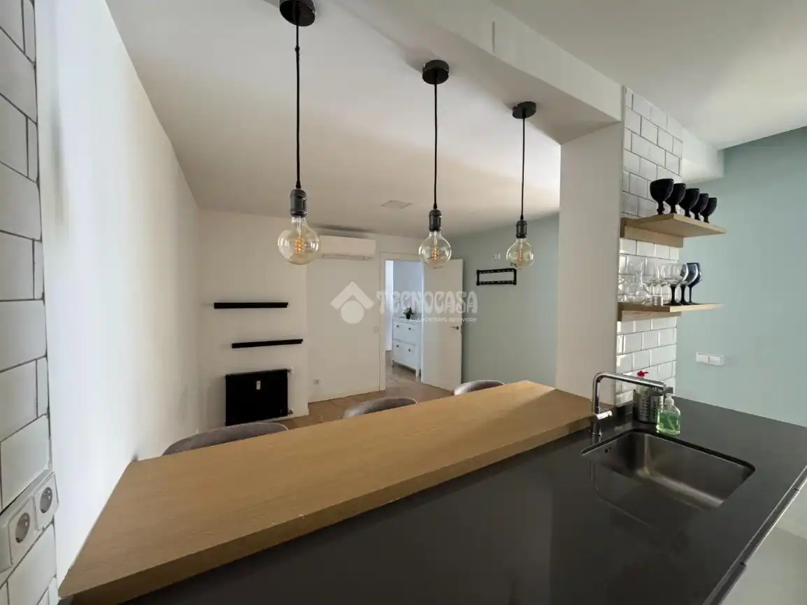 Küche von Wohnung zur Miete in Madrid mit Klimaanlage, Heizung und Parkett