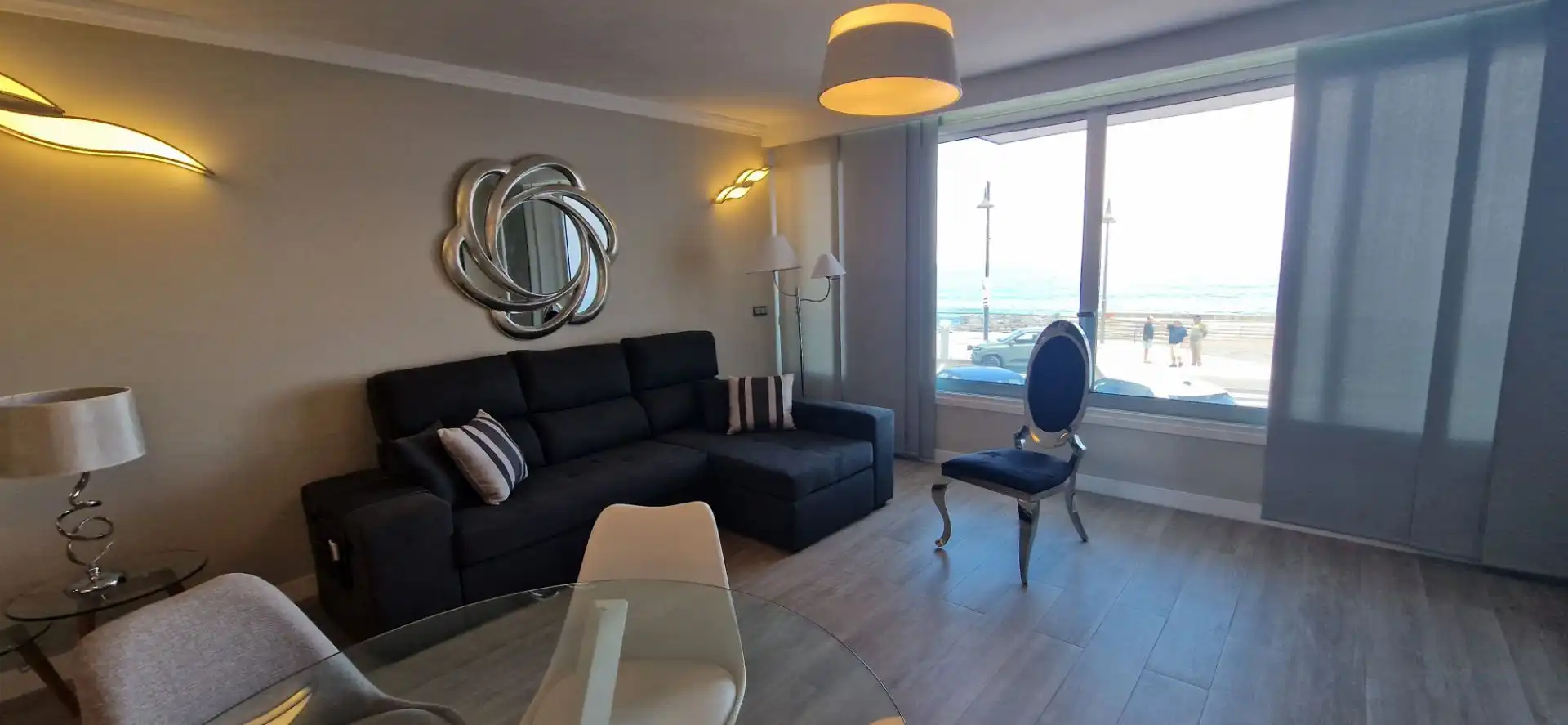 Sala de estar de Piso de alquiler en San Cristóbal de la Laguna con Aire acondicionado y Amueblado