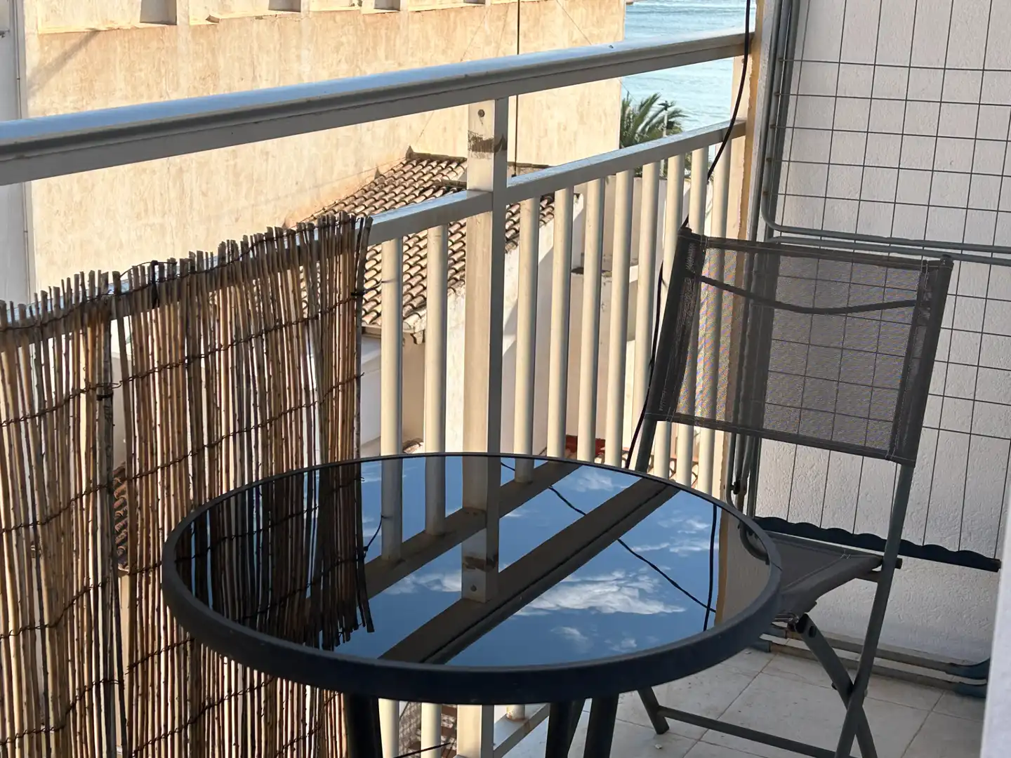 Terraza de Piso de alquiler en El Campello con Aire acondicionado, Calefacción y Amueblado