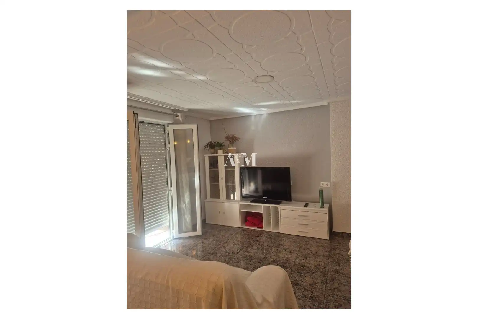 Sala d'estar de Pis de lloguer en Elche / Elx amb Terrassa, Moblat i Rentadora