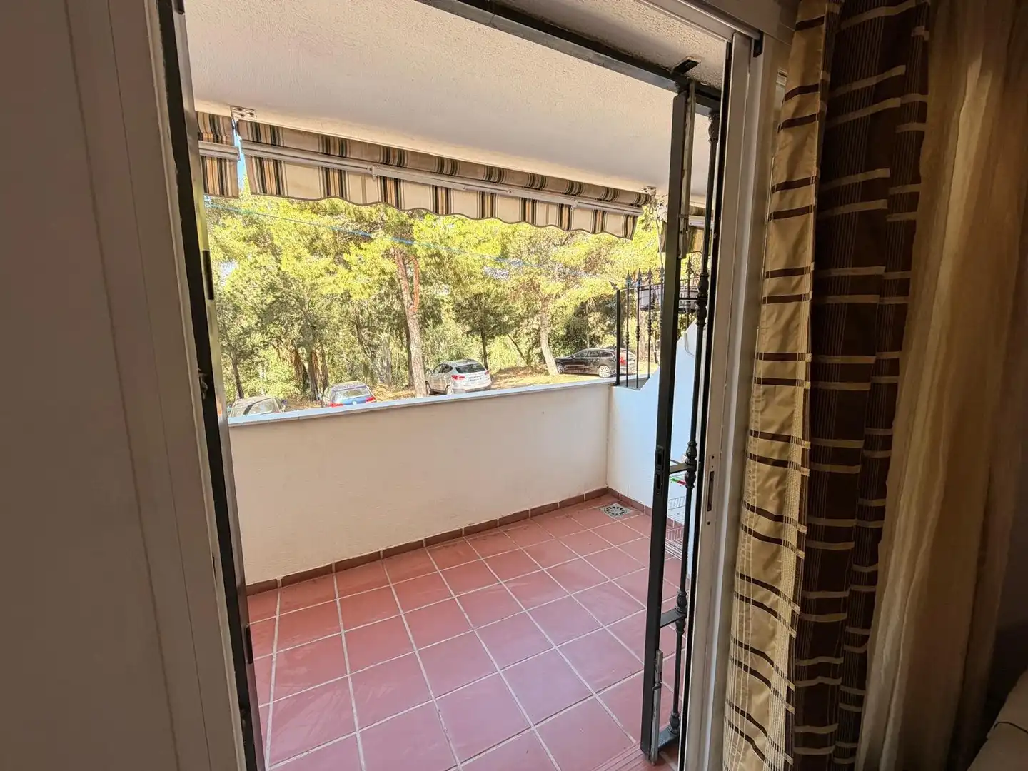 Balcony of Flat for rent in Benalmádena  with Air Conditioner, Heating and Private garden