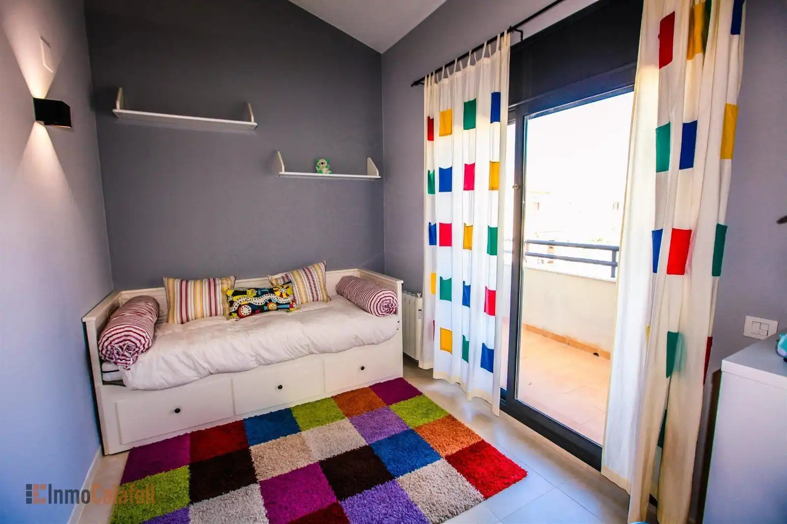 Schlafzimmer von Haus oder Chalet zur Miete in Calafell mit Klimaanlage, Heizung und Terrasse