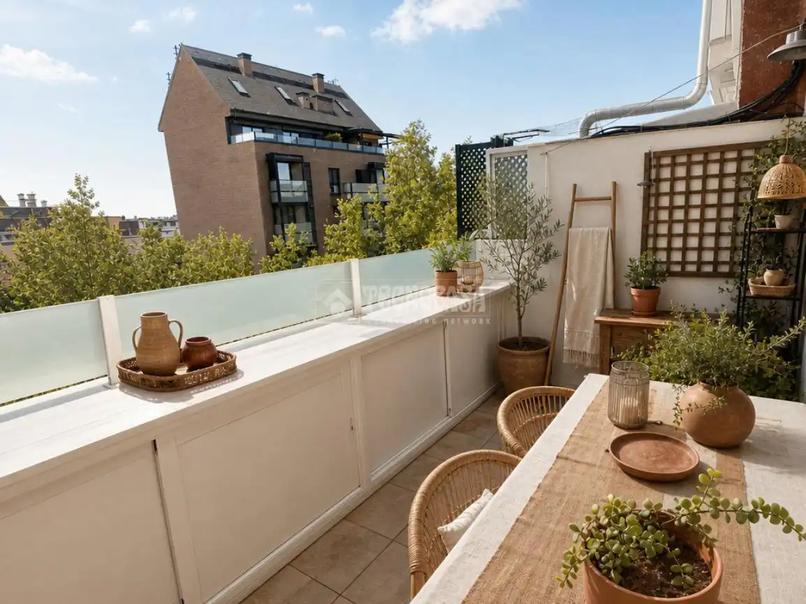 Balcony of Attic for sale in Madrid  with Air Conditioner, Heating and Terrace