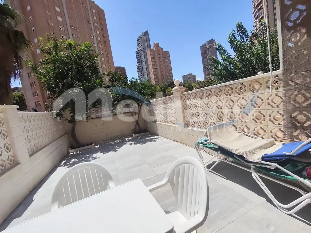 Terrace of Houses for rent in Benidorm  with Air Conditioner, Swimming Pool and Furnished