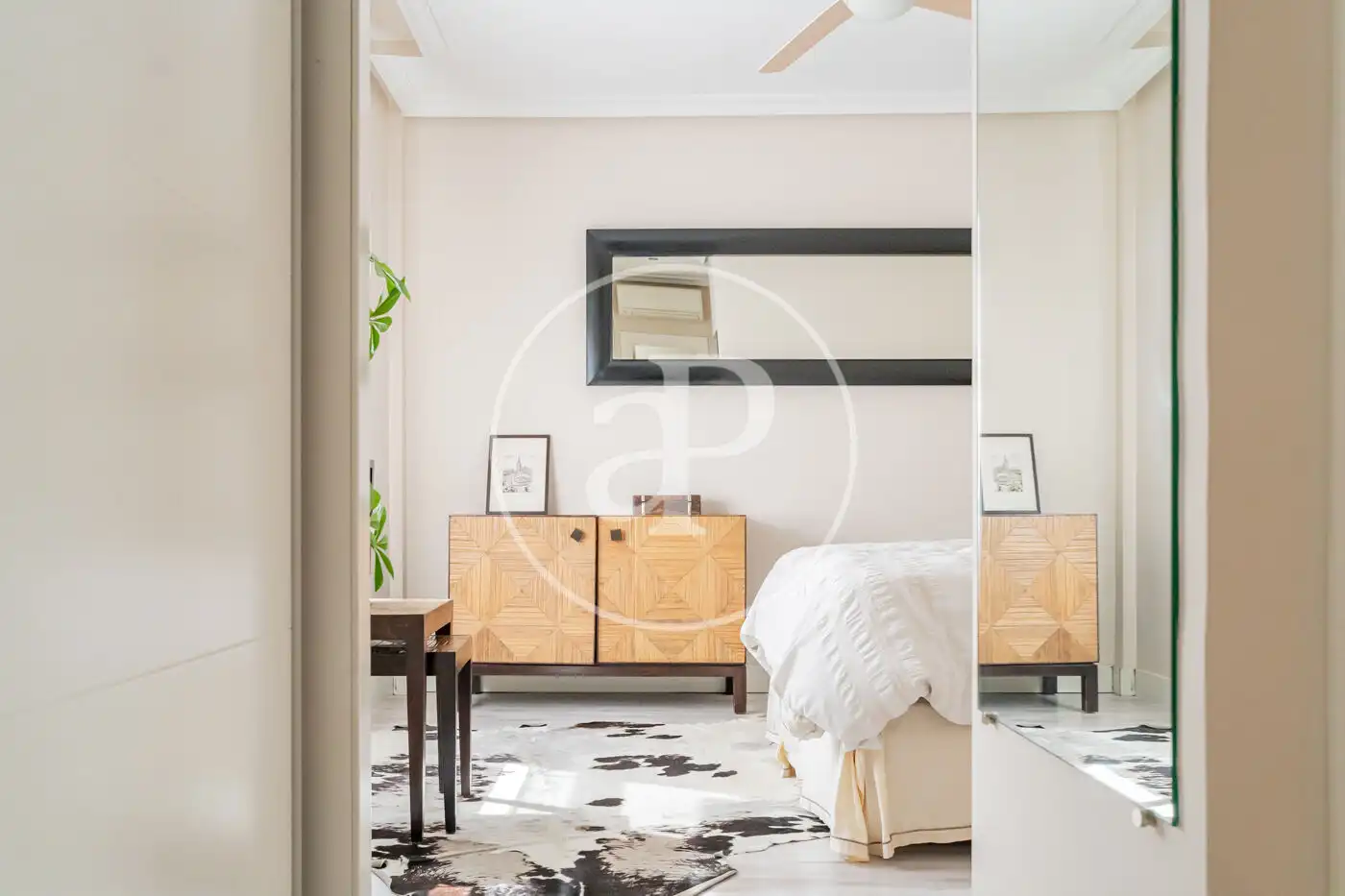 Schlafzimmer von Wohnung zum Verkauf in Madrid mit Klimaanlage, Heizung und Privatgarten