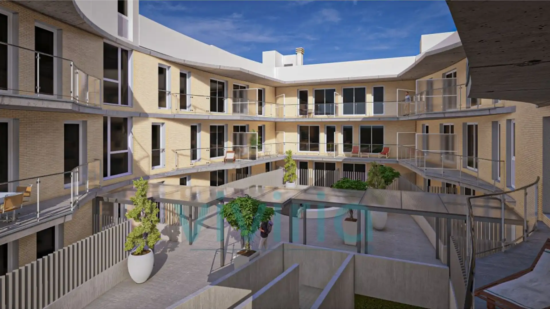 Vista exterior de Ático en venta en Alginet con Terraza y Balcón