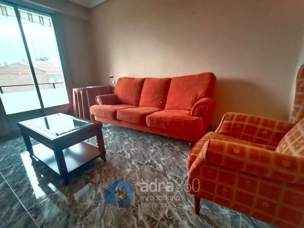 Wohnzimmer von Wohnung zur Miete in  Logroño mit Heizung, Terrasse und Möbliert