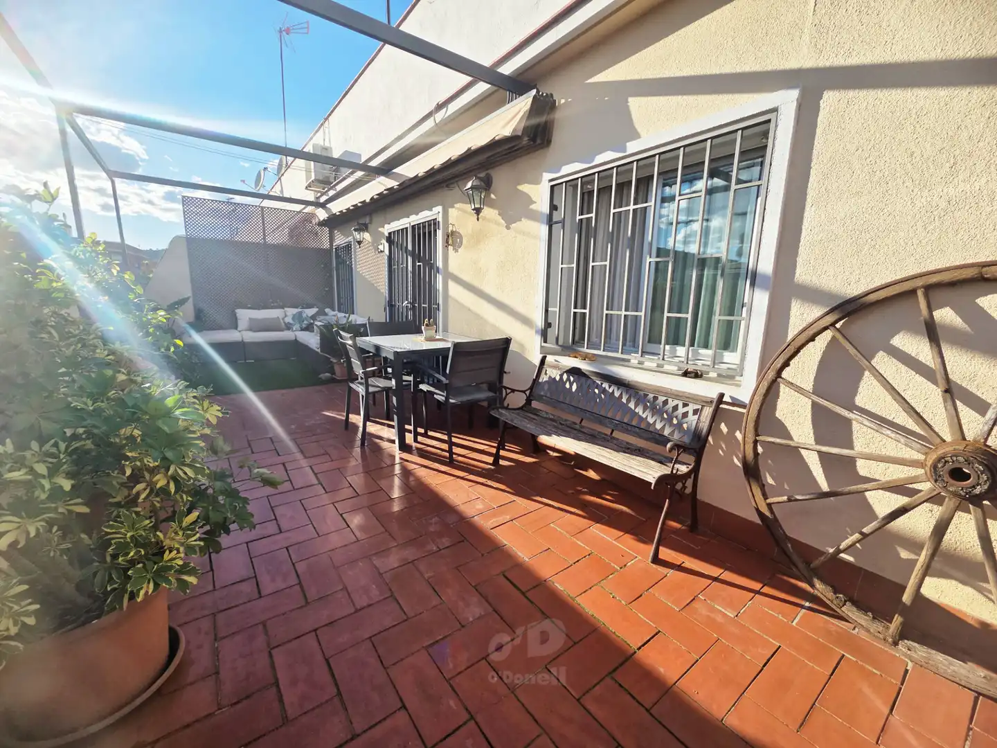 Terrasse von Dachboden zum Verkauf in Sant Boi de Llobregat mit Klimaanlage, Terrasse und Ofen