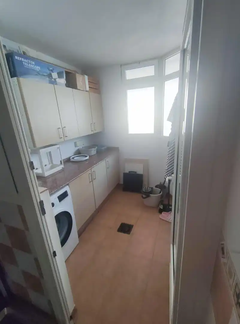 Cocina de Apartamento en venta en Tavernes de la Valldigna con Terraza y Piscina comunitaria
