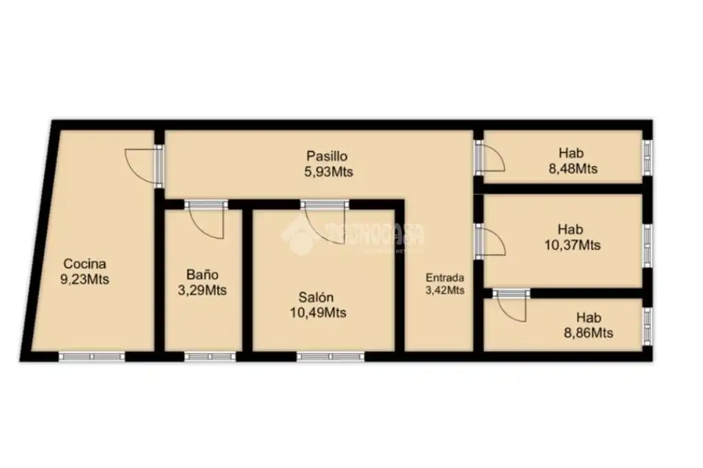 Piso en venta en Madrid con Calefacción