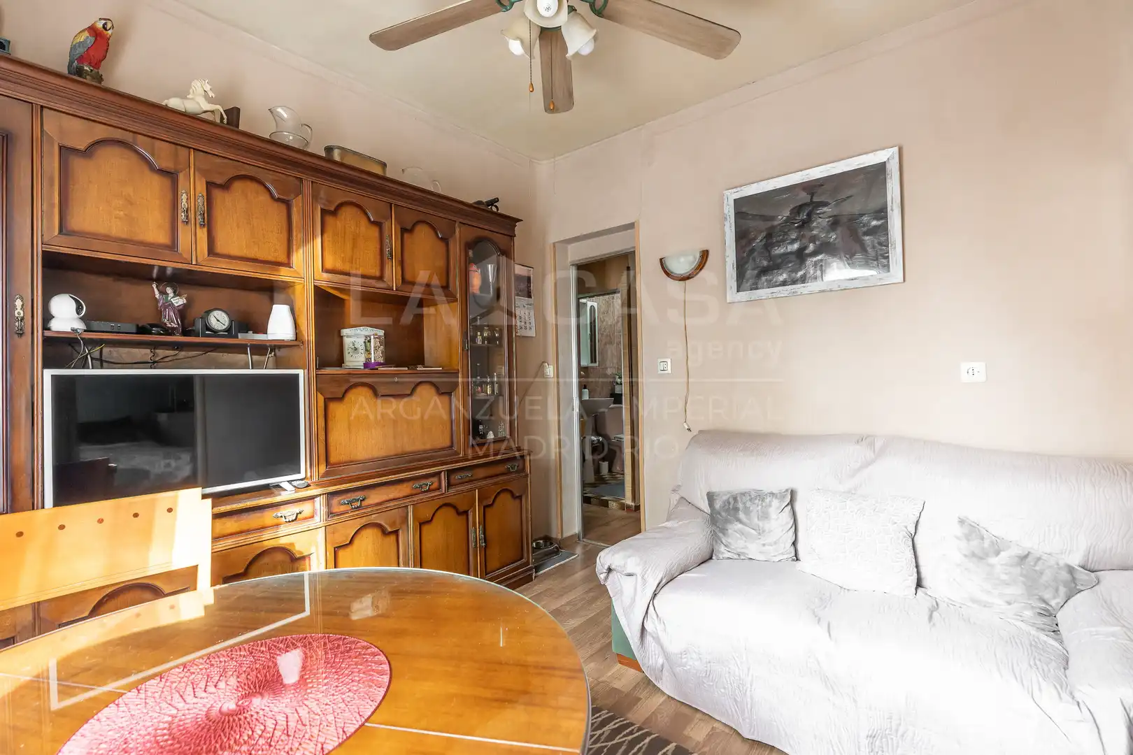 Sala de estar de Piso en venta en Madrid con Balcón