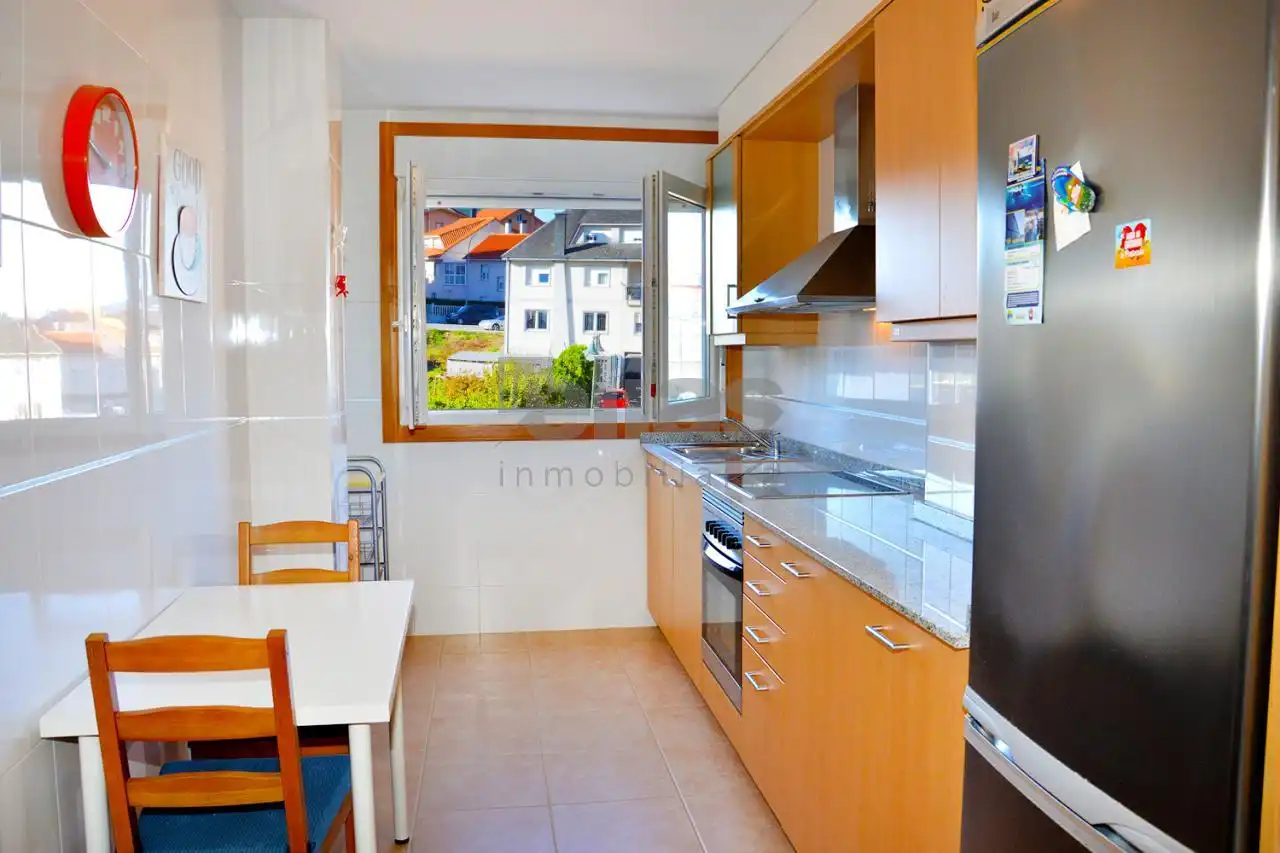 Kitchen of Flat for sale in Cabana de Bergantiños  with Heating, Storage room and Furnished
