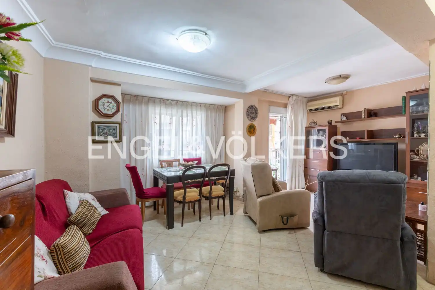 Sala de estar de Piso en venta en Valencia con Aire acondicionado, Calefacción y Terraza