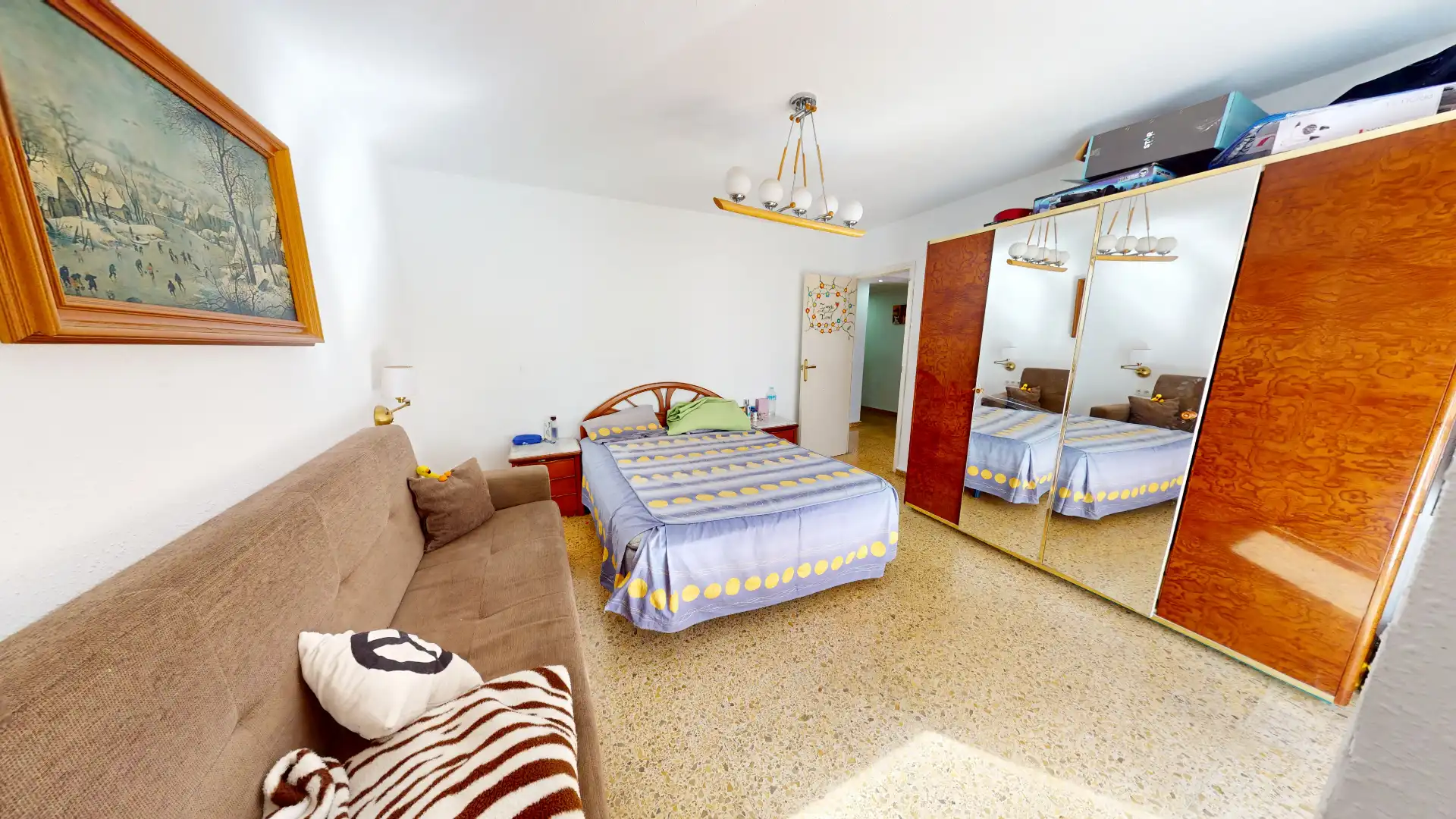 Schlafzimmer von Wohnung zum Verkauf in Alcoy / Alcoi mit Ofen, Balkon und Internet