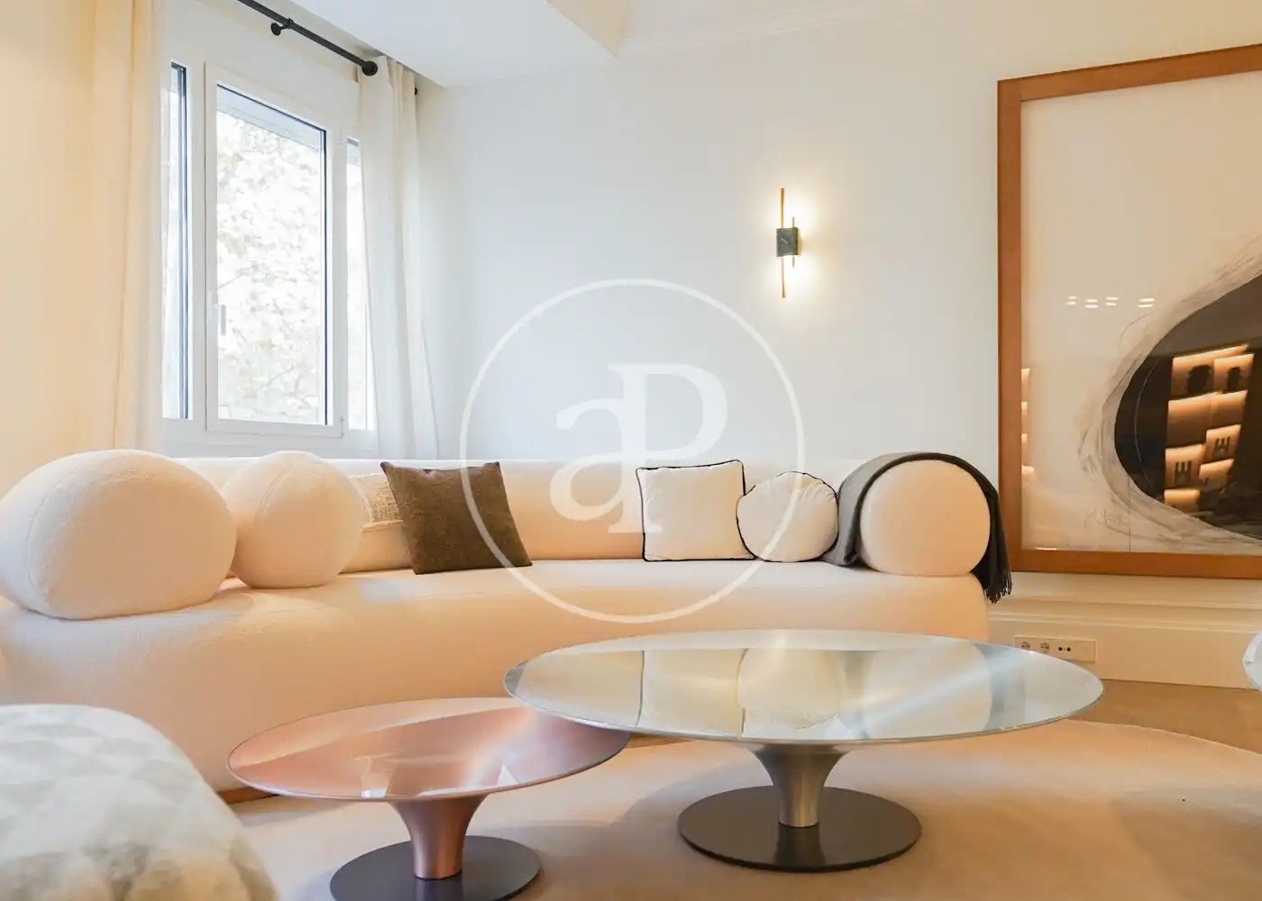 Sala d'estar de Pis en venda en Madrid amb Aire condicionat, Calefacció i Terrassa