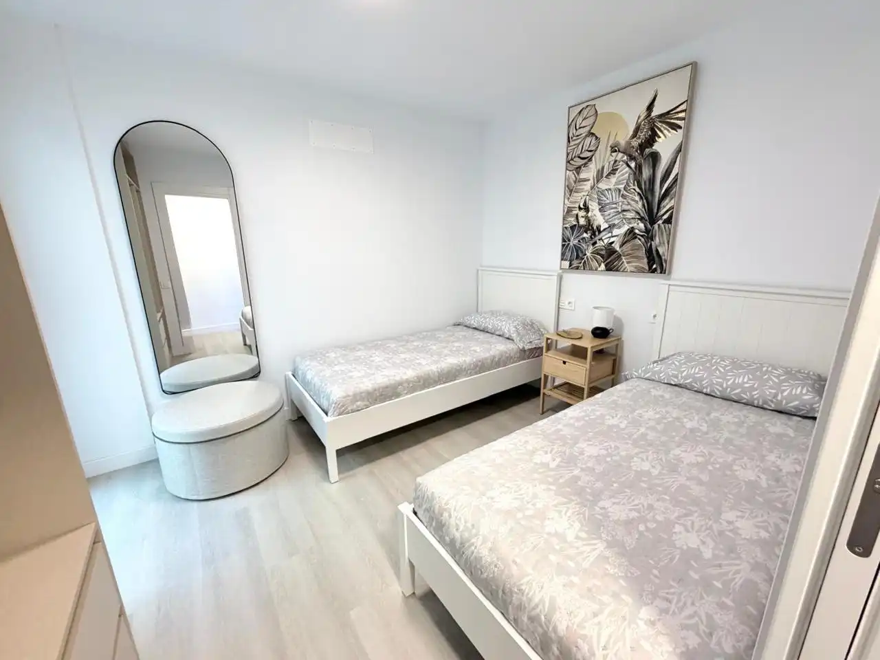Bedroom of Flat for rent in Mogán  with Air Conditioner, Terrace and Furnished