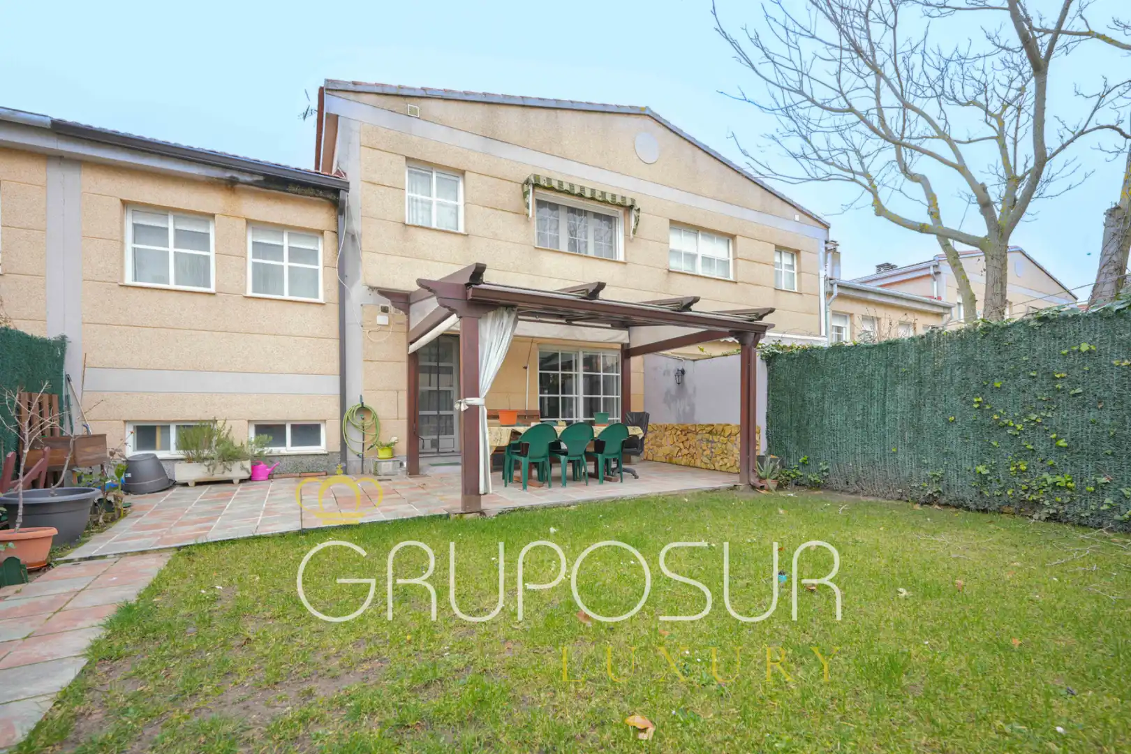 Jardín de Casa adosada en venta en Arroyo de la Encomienda con Calefacción, Jardín privado y Parquet